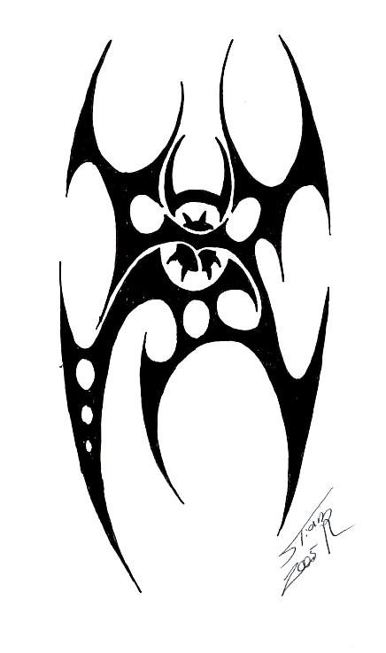 Tribal Black Spider Shoulder Tattoo Design Image. Thursday, May 13th, 2010