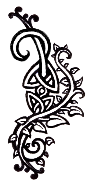 celtic vines tattoo design
