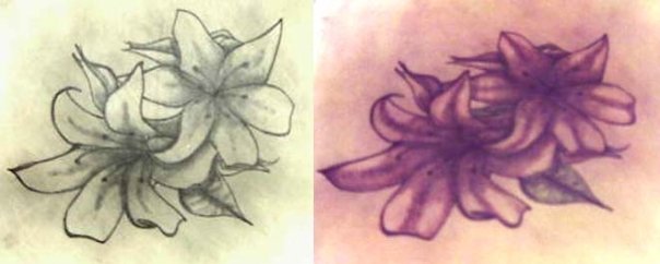 Tattoo Flower Practice | Flower Tattoo