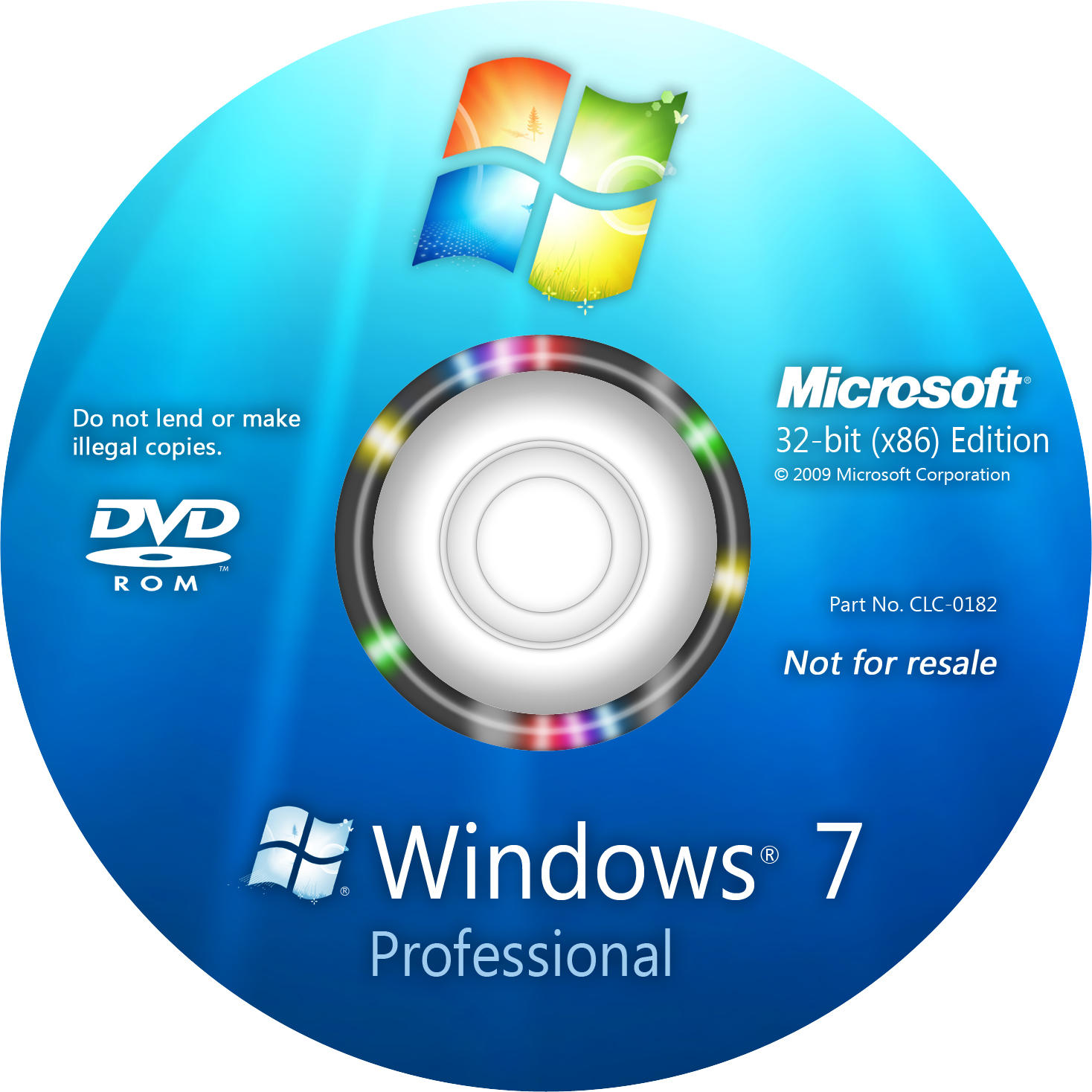 Windows 7 Professional Disc by yaxxe
