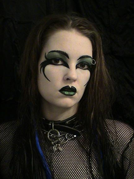 gothic makeup pictures. Gothic Face Painting II by