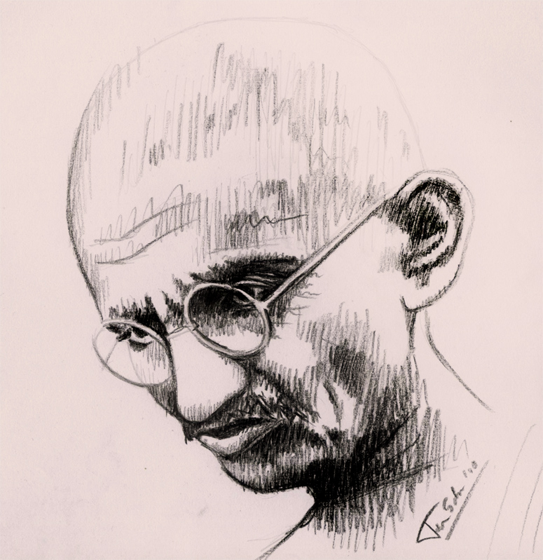 Ghandi by schoondesign on deviantART