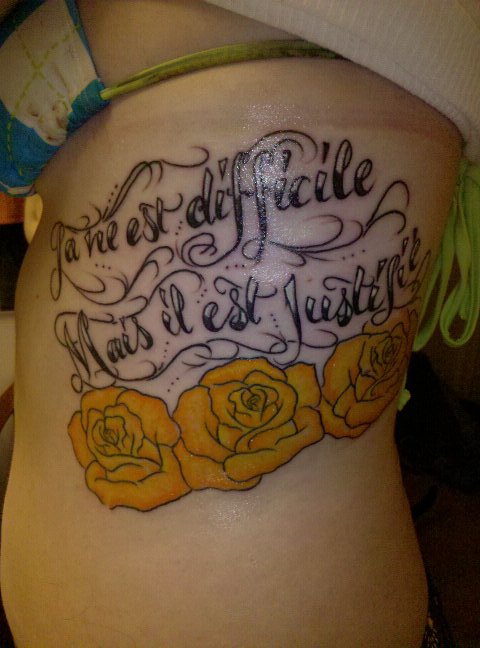 quote tattoos on spine. quote tattoo on spine. quote