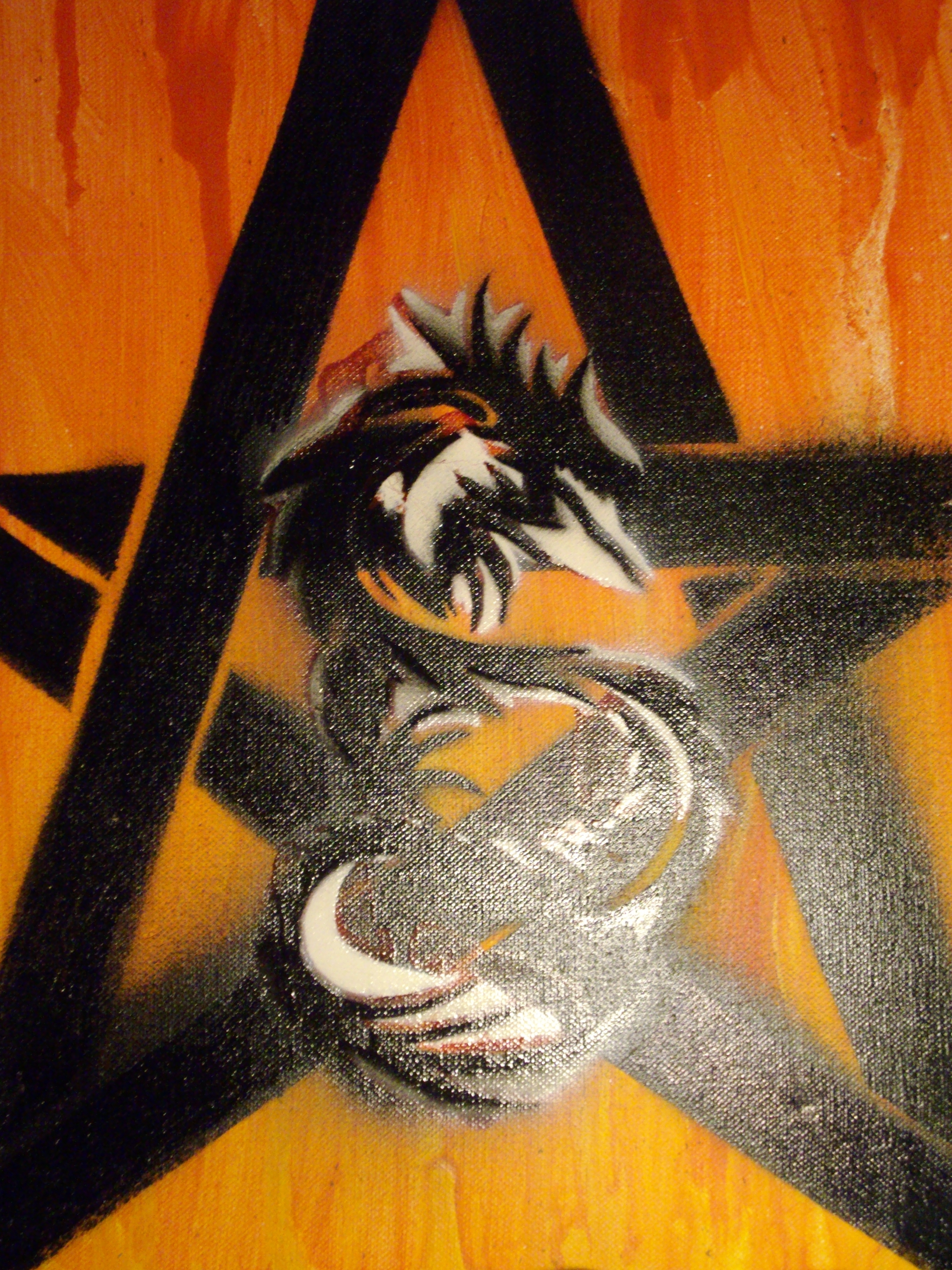 Stencil Dragon by TayJay5 on