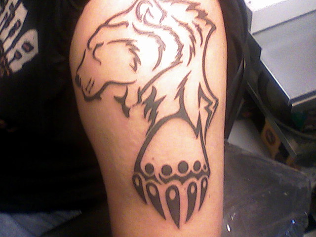 tribal bear tattoo. Tribal Bear Tattoo, Songficcer