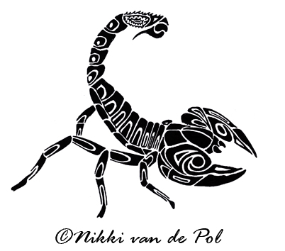 Scorpion tribal by Nikkivdp on deviantART