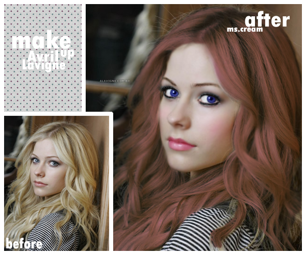 Makeup Avril Lavigne by MissCraemo on deviantART
