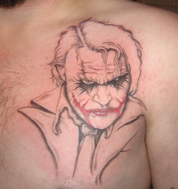 Dark Knight Joker Tattoo by ~blackbirde01 on deviantART