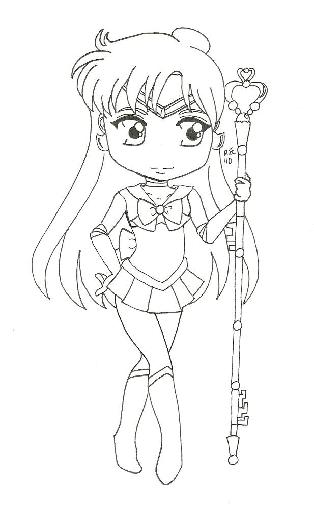 sailor pluto coloring pages - photo #15