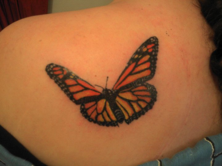 shoulder tattoos Butterfly tattoo