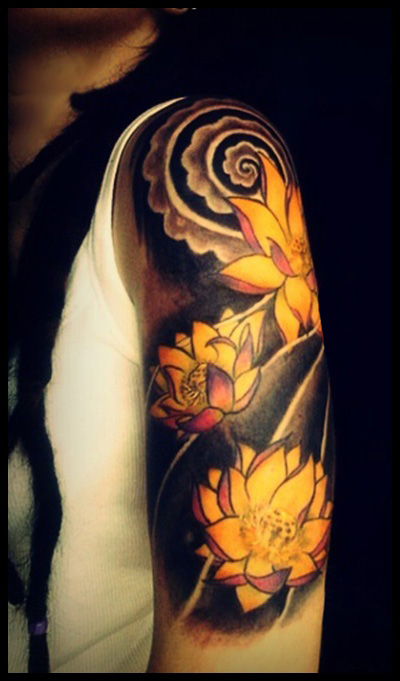 half.sleeve | Flower Tattoo