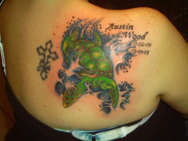 Sea Turtle Tattoo by pinkminkink on deviantART