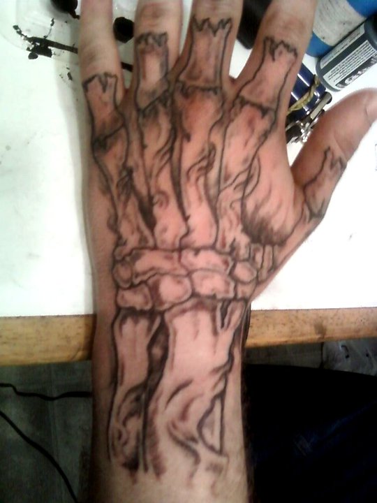 skeleton hand tattoo by DevilmaycryShawty on deviantART
