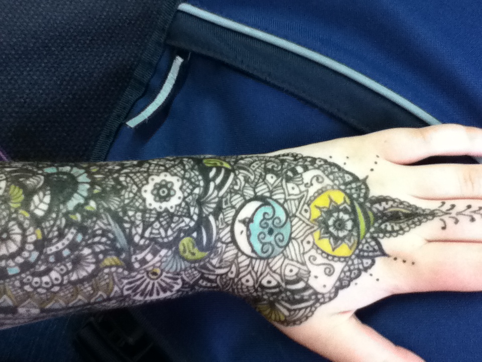Henna pattern arm 2 by spirit0407 on deviantART