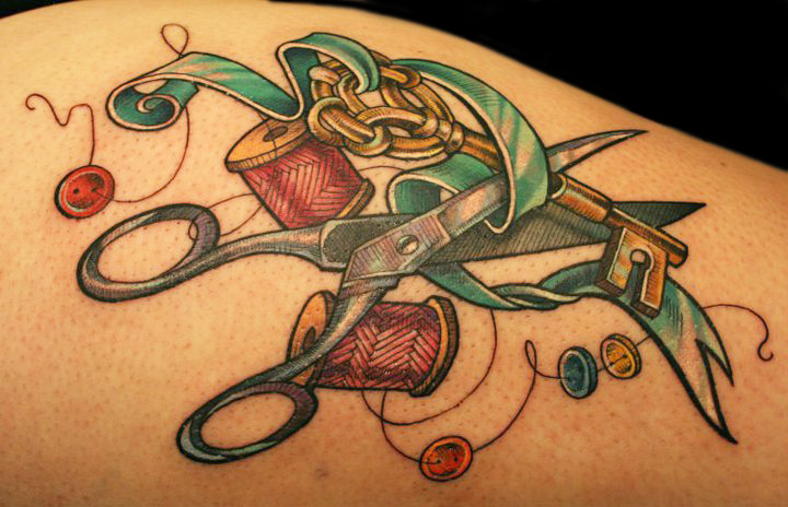 Scissor Key Tattoo by Phedre1985 on deviantART