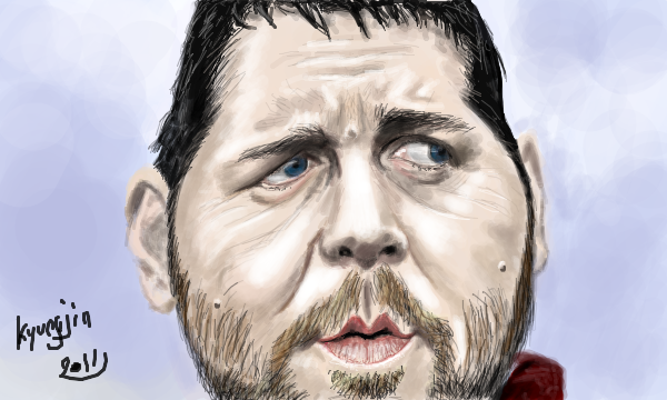 Russell Crowe caricature