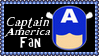 Marvel Comics Captain America Fan Stamp by dA--bogeyman