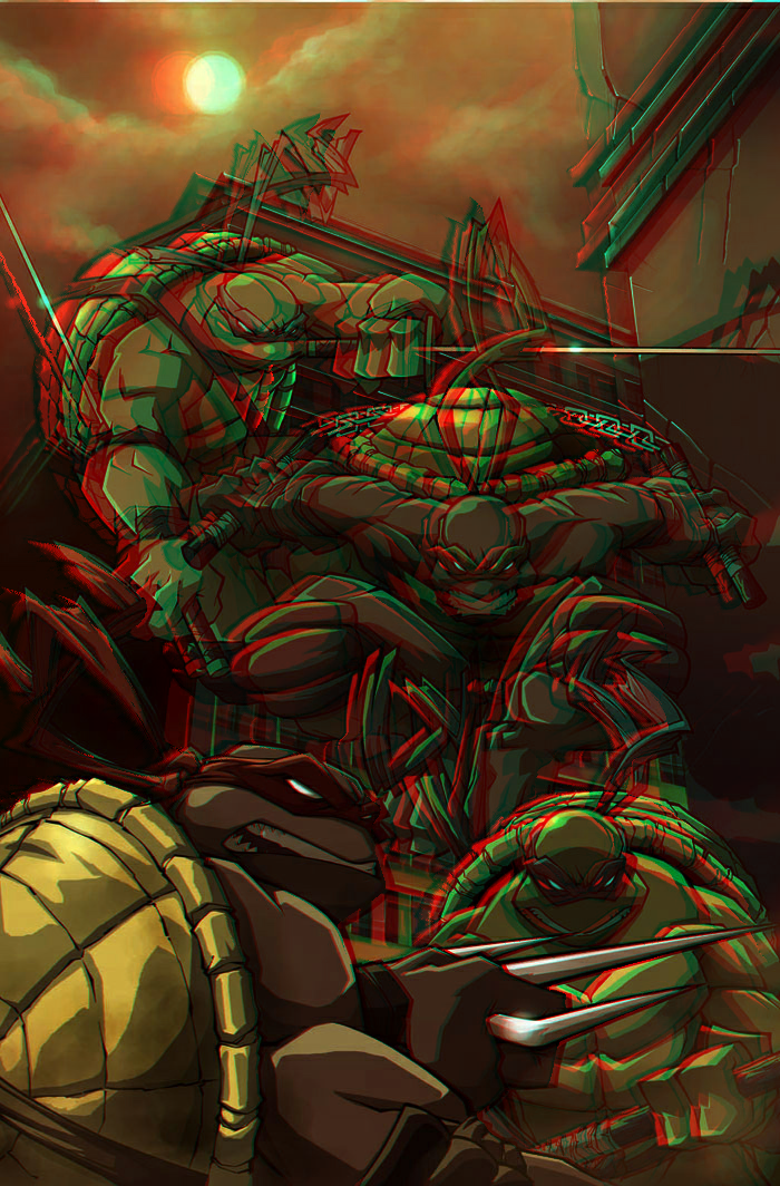 tmnt_anaglyph_by_xmancyclops-d66dsz3 dans 3D