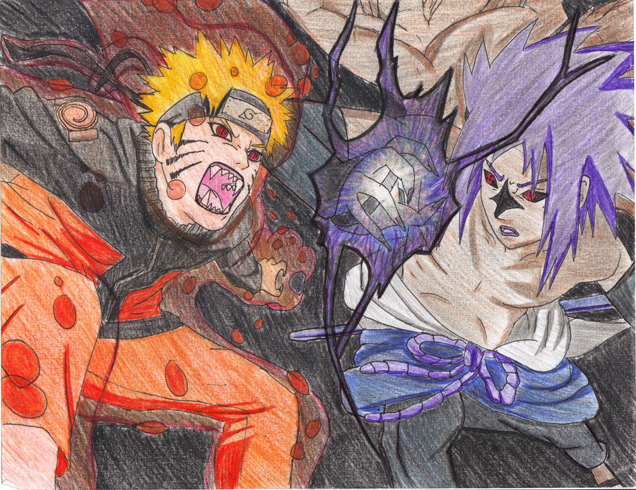 naruto and sasuke fight. Big Fight- Naruto vs Sasuke by