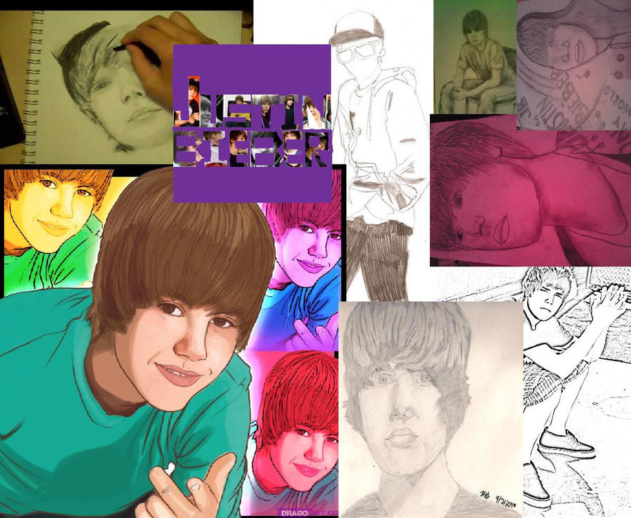 Justin Bieber collage by ~VampireFreak4ever on deviantART