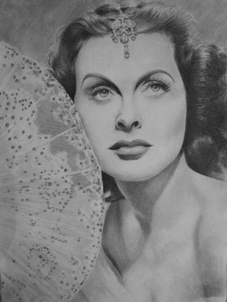 Hedy Lamarr by ThaEvilBunny