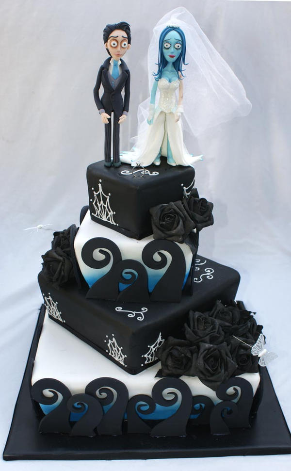 Corpse Bride Wedding Cake by Verusca on deviantART