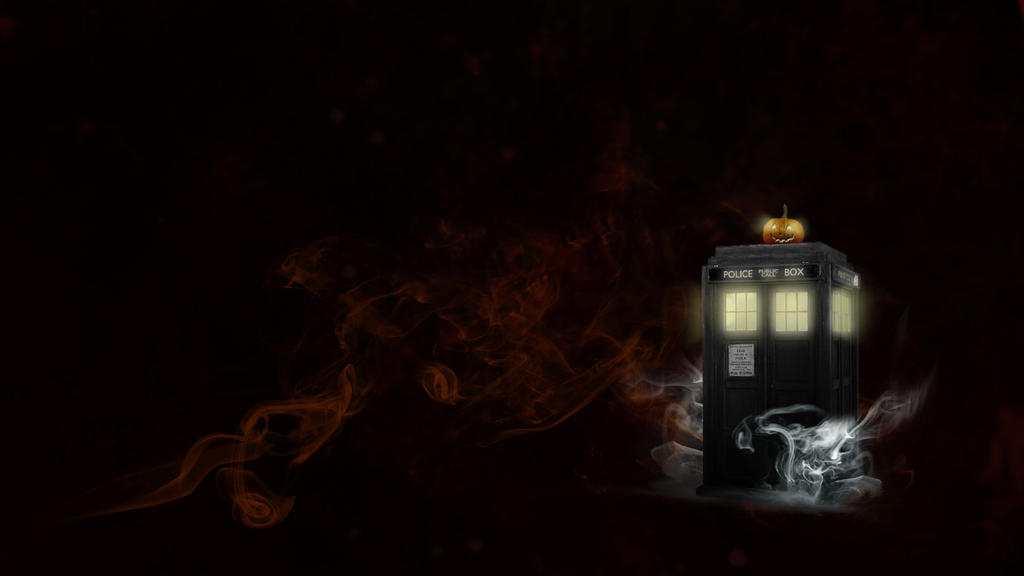 tardis wallpaper. Halloween TARDIS wallpaper by