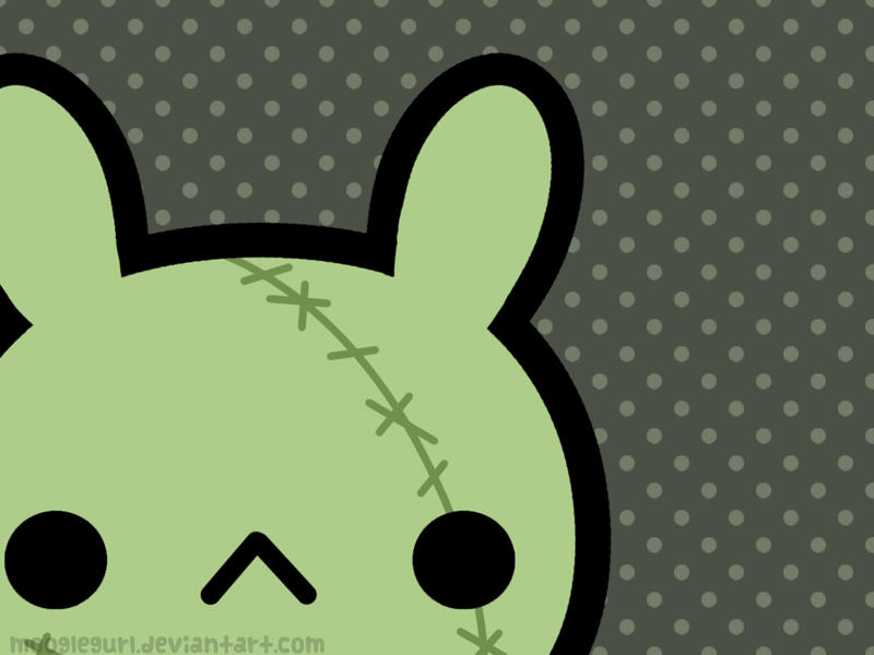 bunny wallpaper. Zombie Bunny Wallpaper by