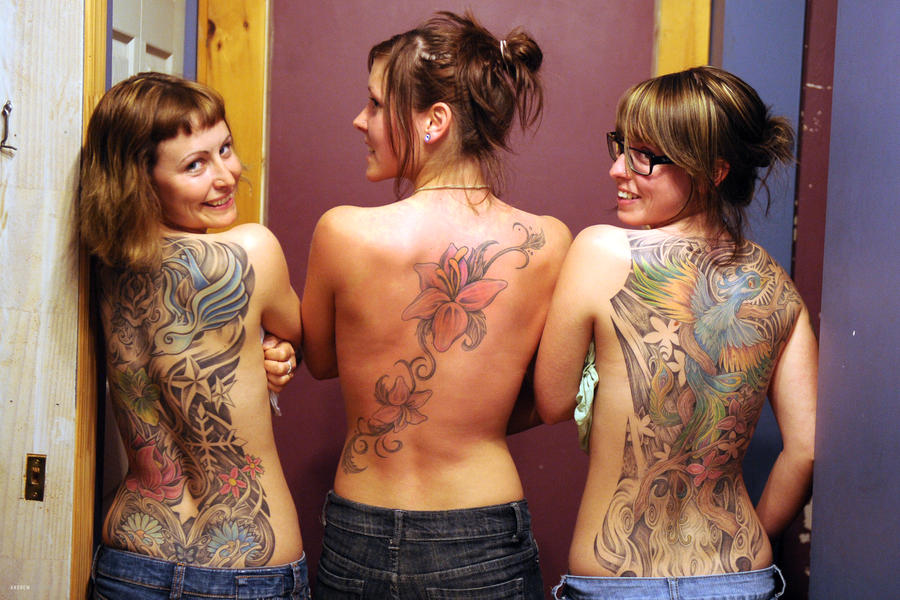 sisters tattoo. Tattooed French Sisters