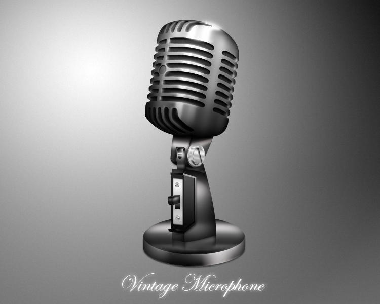 Vintage Microphone icon