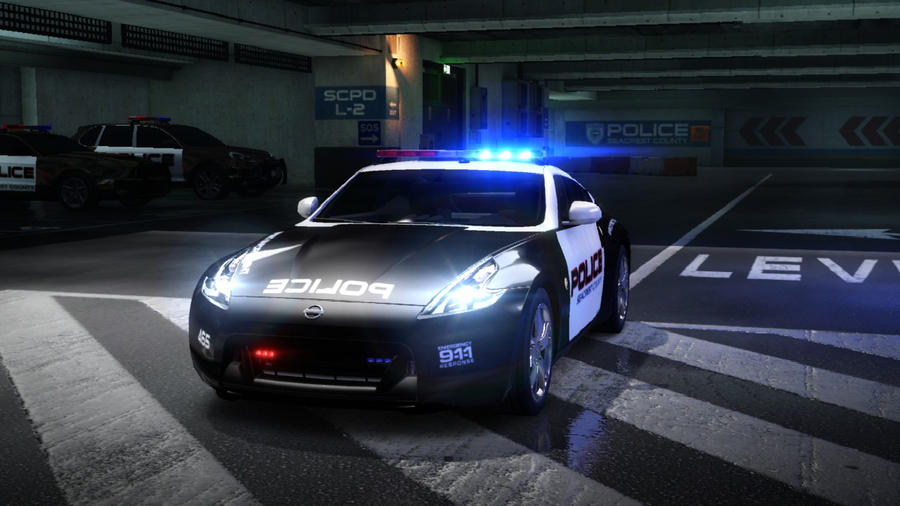 Nissan 370z police car #8