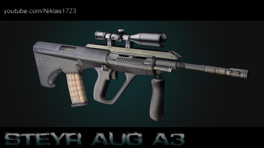 steyr aug a3. Steyr Aug A3 Textured by ~Artificialproduction on deviantART