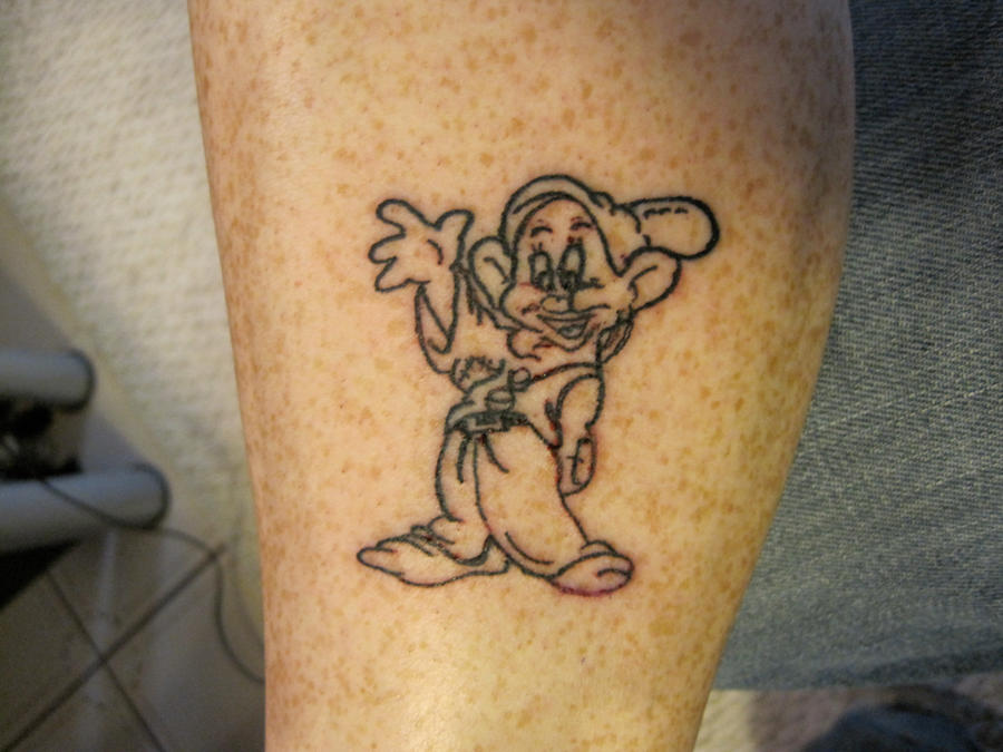 Dopey Tattoo outline by