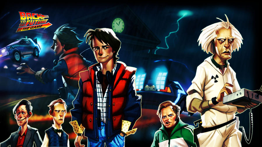 Back to the Future game HD Wallpaper ,1080p Wallpaper Back to the Future game