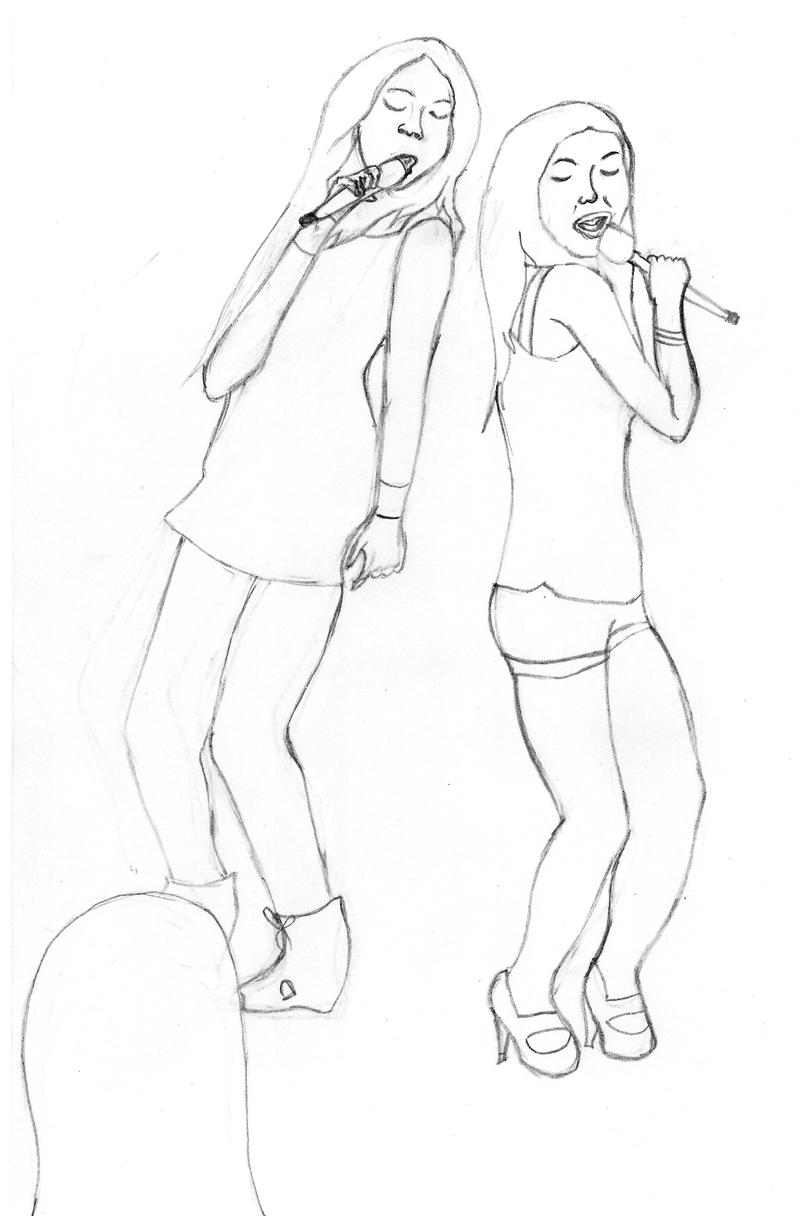 Jade and Cat from Victorious by HannahLouLou on deviantART