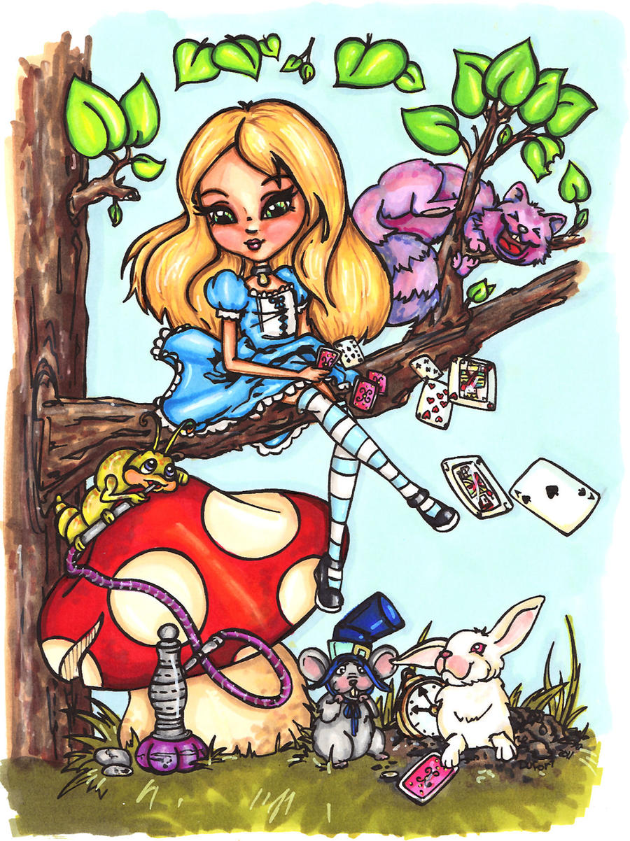 Alice In Wonderland Color Pages