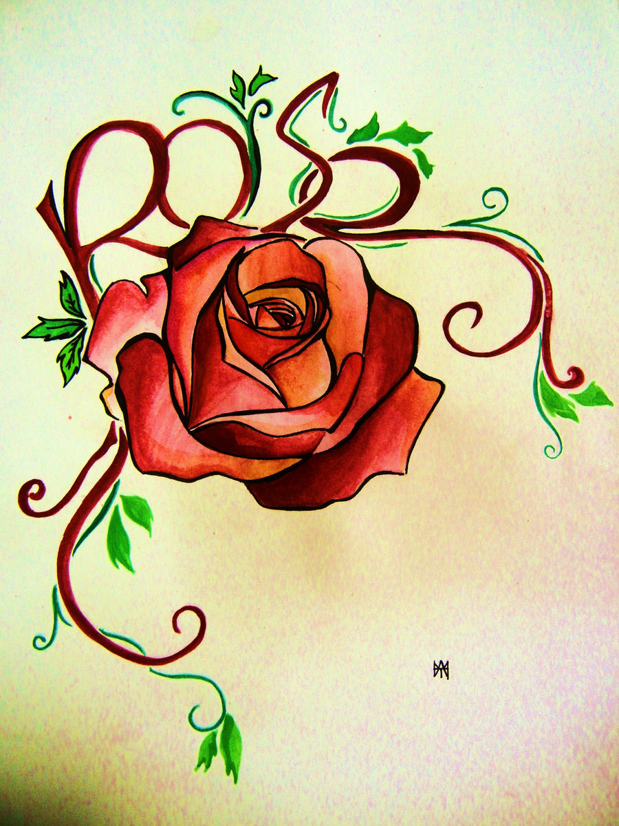 Rose Tattoo Design by