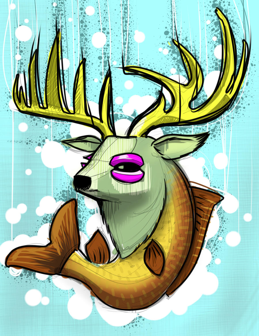 deer_fish_by_digitalarpy-d4mka3p.jpg