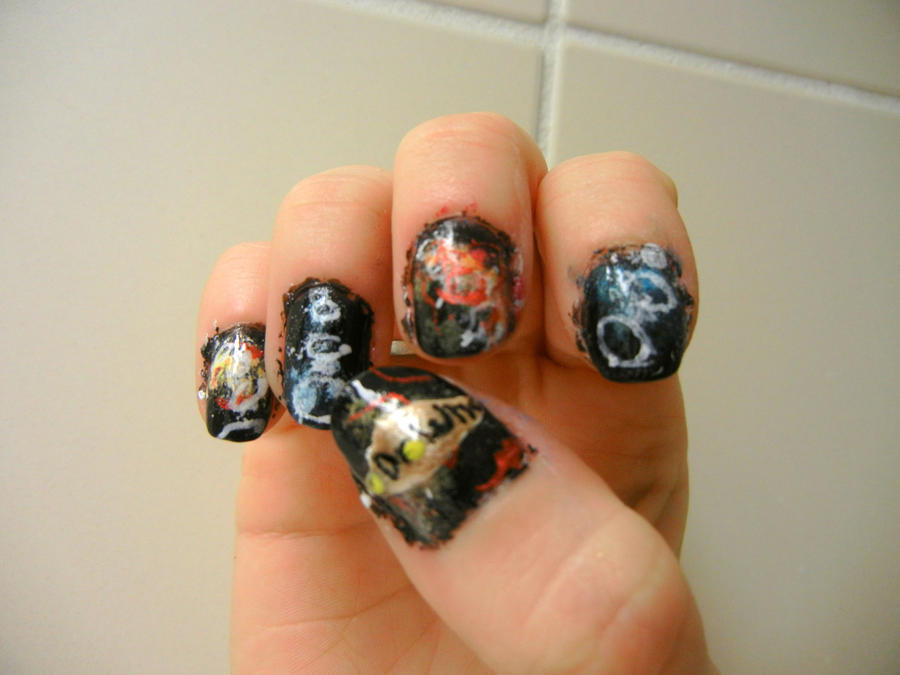 Dr. Who Nail Art by ~slothiegrl on deviantART