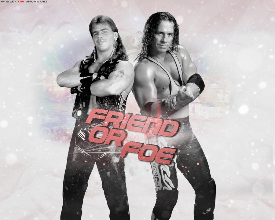 Bret Hart and Shawn Michaels Wallpapers by MrEnjoy on deviantART