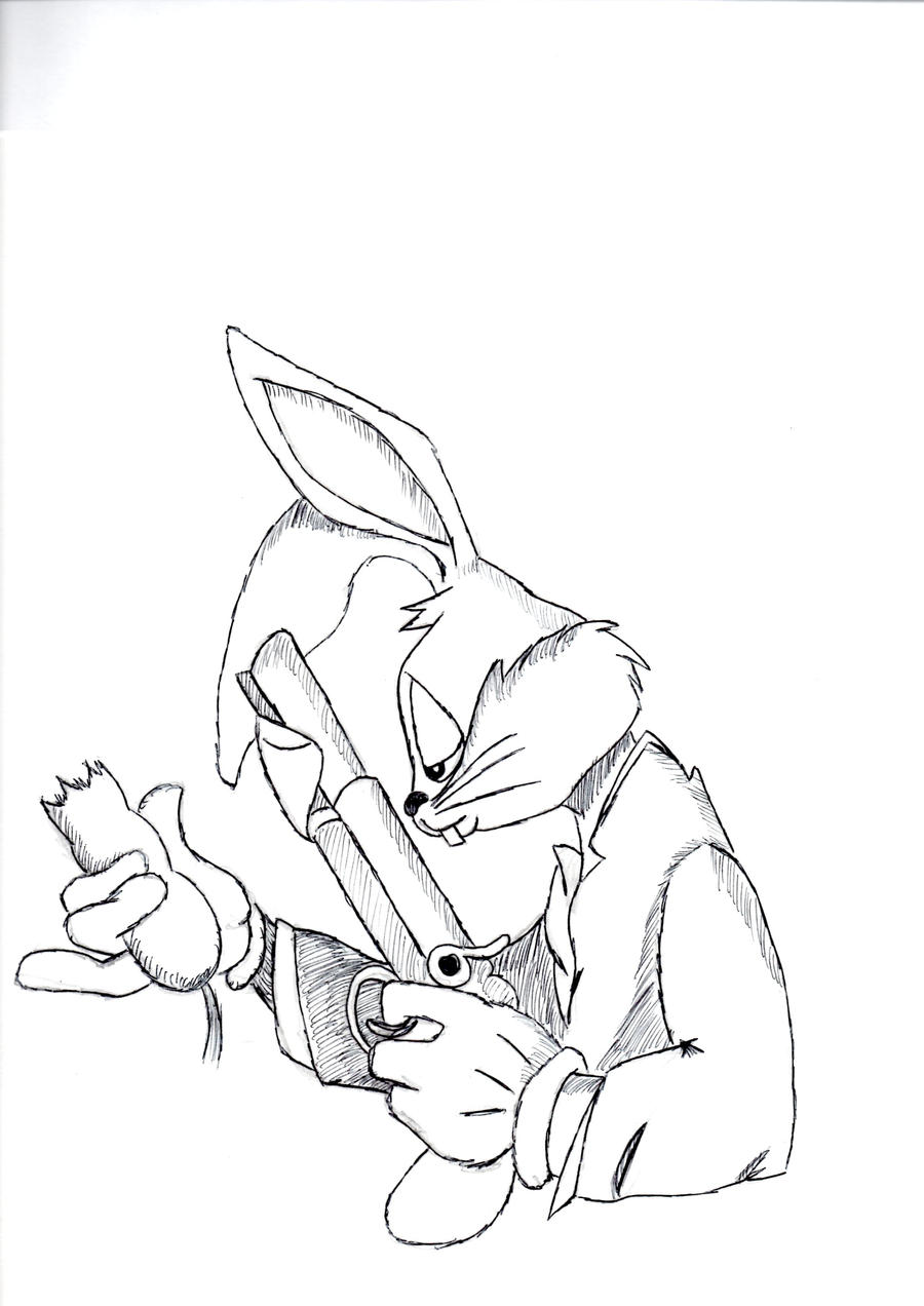 gangster bugs bunny coloring pages - photo #44