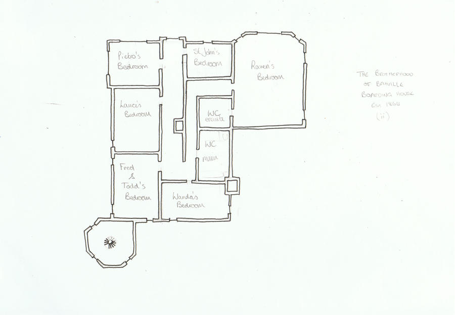 Boarding House Floor Plan II by Nemhaine42 on DeviantArt