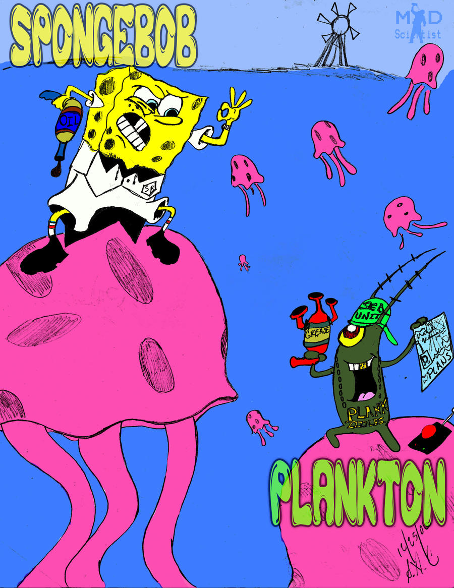 Download this Spongebob Plankton Skywalker picture
