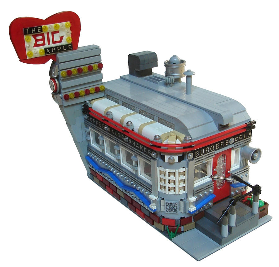 LEGO 'Big Apple' Diner by Mister-oo7 on DeviantArt