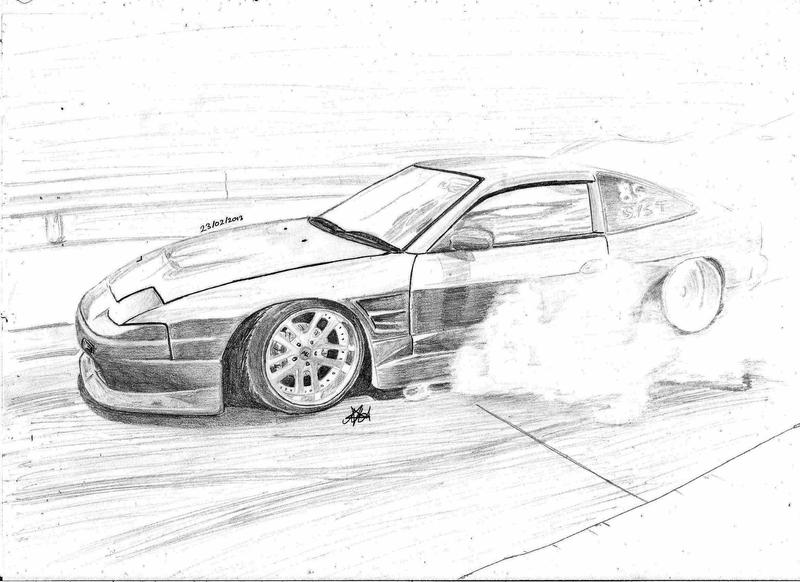 Nissan silvia sketch #5