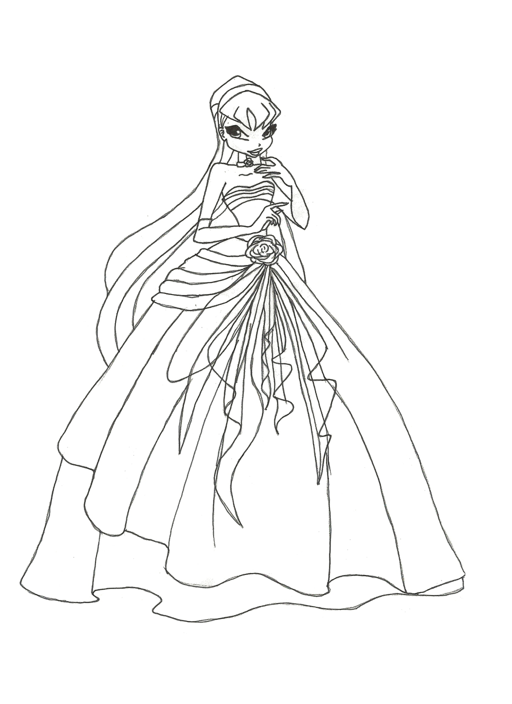 magic winx coloring pages - photo #24