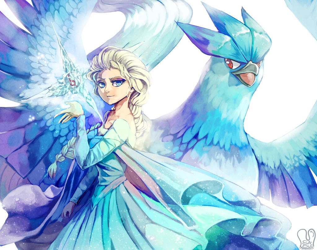 frozen_x_pokemon___elsa_and_articuno_by_