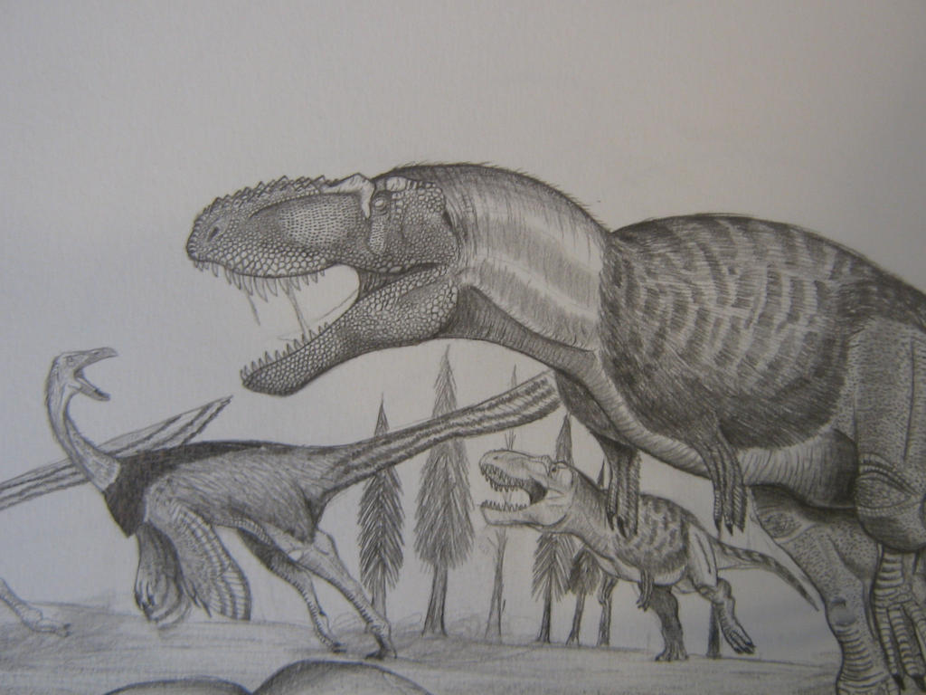 zhuchengtyrannus_hunt_by_spinosaurus1-d7ssrg2.jpg