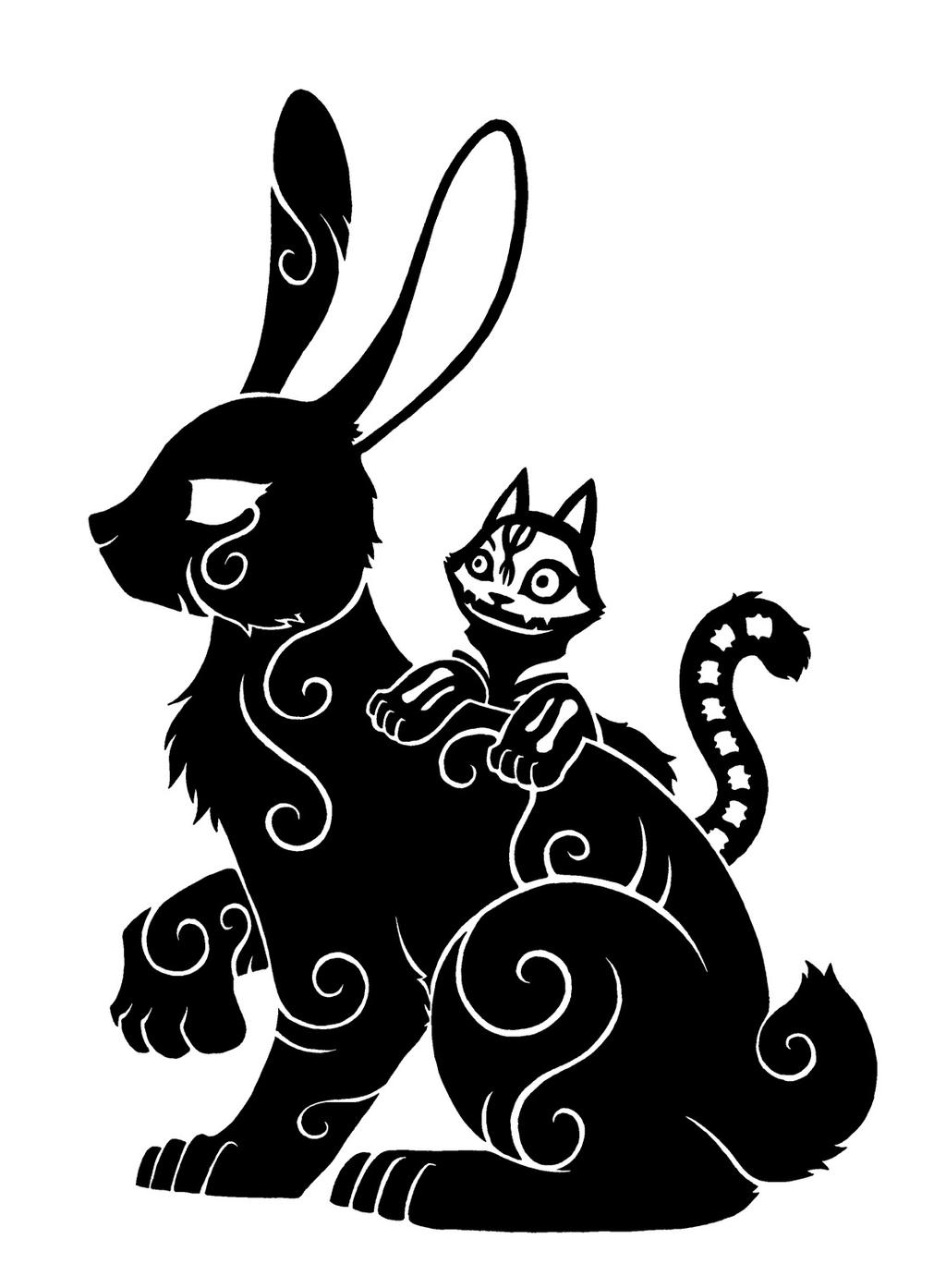 사라 크로울리와 스튜어트 헤이워드 - 큰 토끼와 작은 고양이