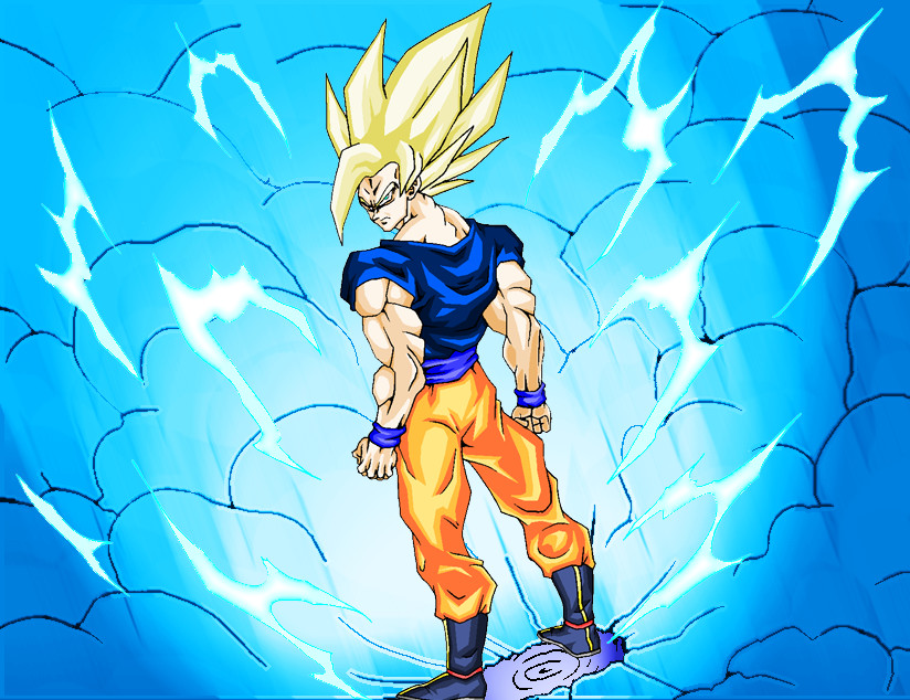 Super Saiyan Goku PostPowerUp by ~MiCOOLGoinx on deviantART